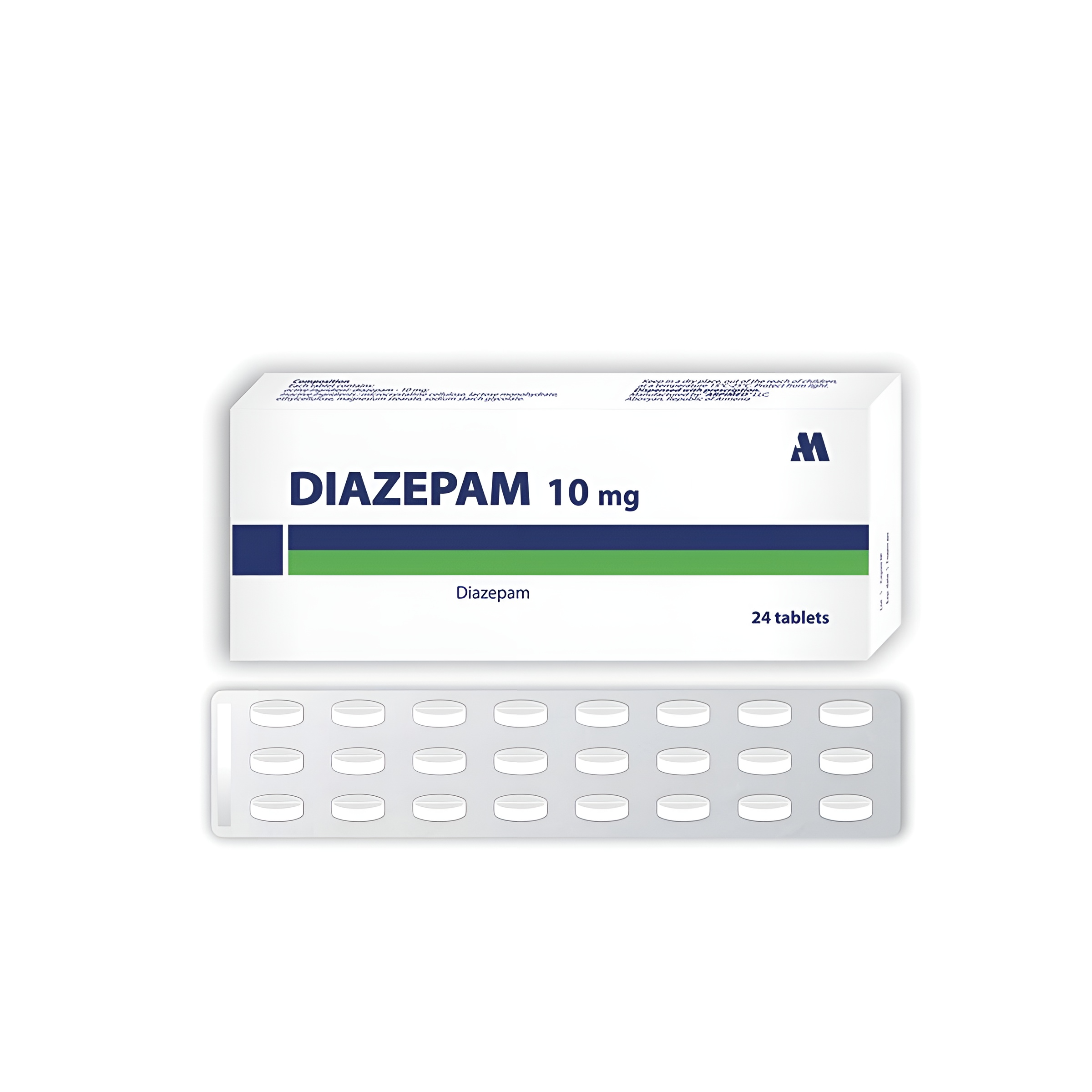 Упаковка препарата Диазепам 10 мг — мониторинг наличия лекарства в аптеках РМ