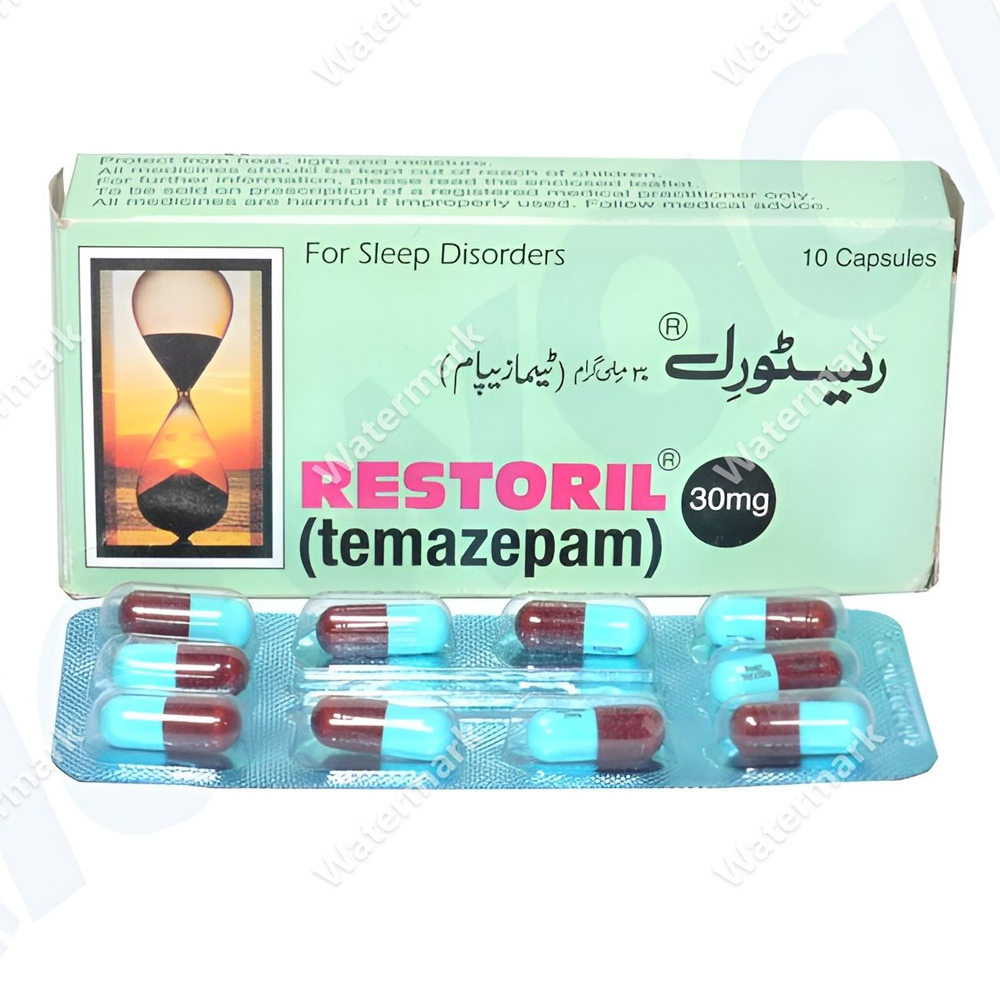 Препарат Ресторил (Restoril) 30 мг (Темазепам): мониторинг наличия в аптеках РМ и аналоги