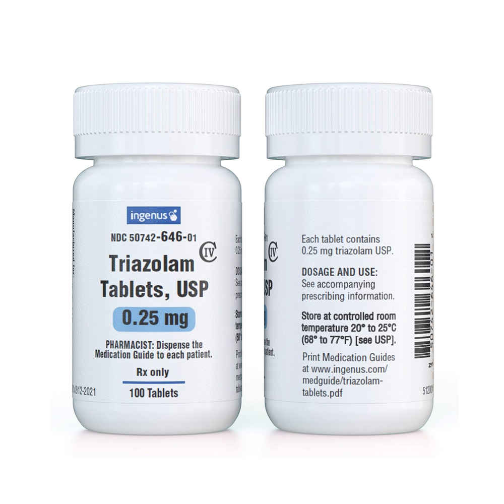 Таблетки Трилам 0.25 мг (Триазолам) от Umedica — упаковка и блистер препарата, наличие в аптеках РМ